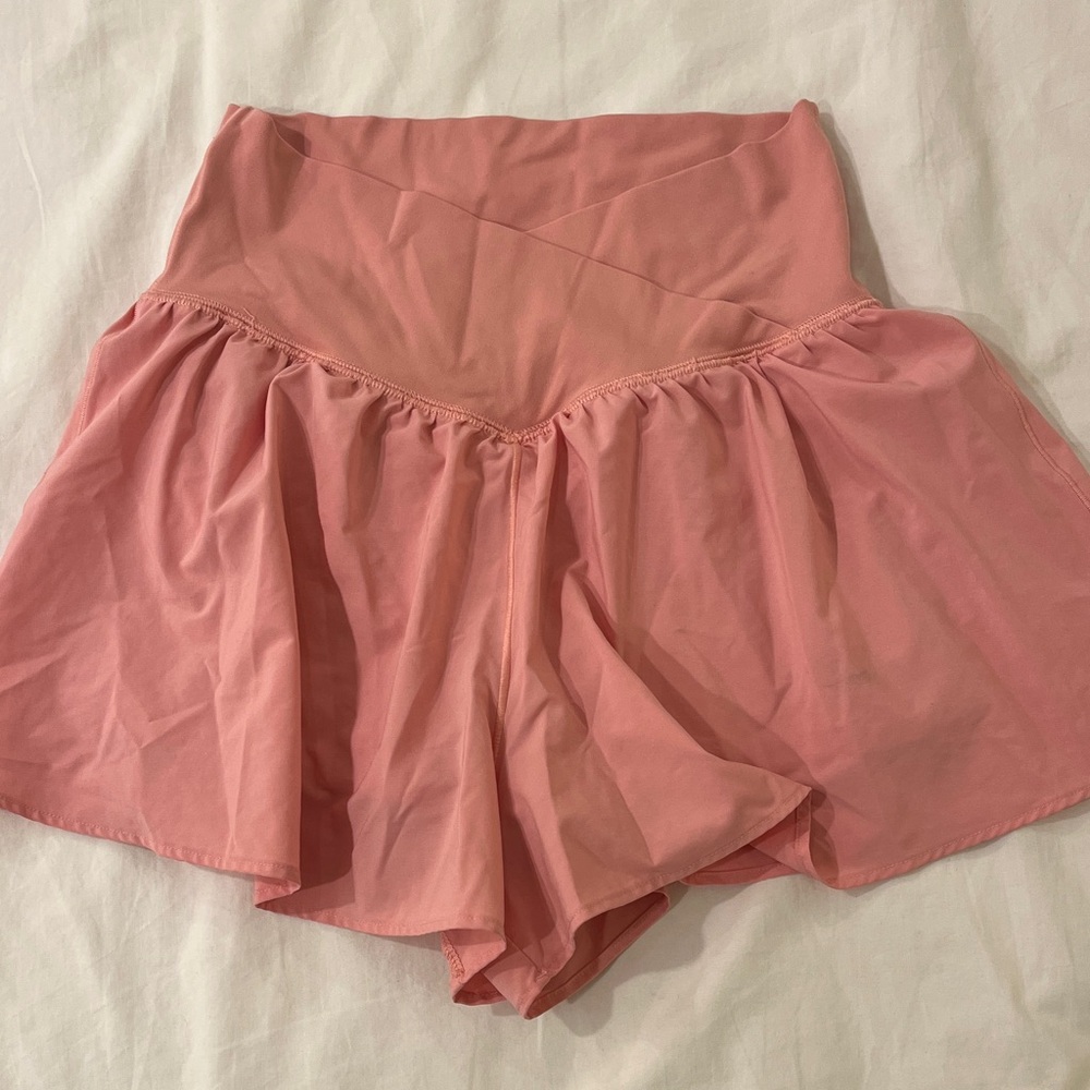 Aerie women’s athletic crossover flowy shorts